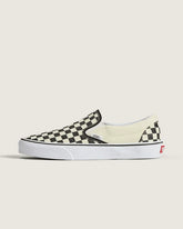 Classic Slip-On Checkerboard Shoe - Checkerboard Black / White