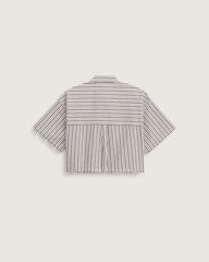 Crop Shirt - Black-White