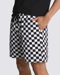 Range Relaxed Elastic Shorts - Checkerboard Black