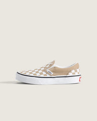 Little Kids Classic Slip-On Shoe - Color Theory Checkerboard Incense