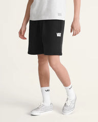 Stretch Logo Fleece Shorts - Black
