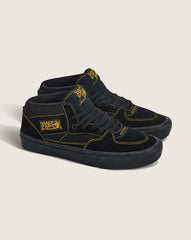 Skate Half Cab Shoe - Black / Mustard Yellow