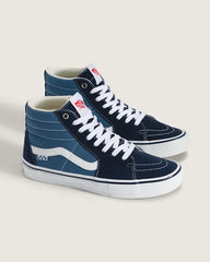 Skate Sk8-Hi Shoe - Navy Blue / White