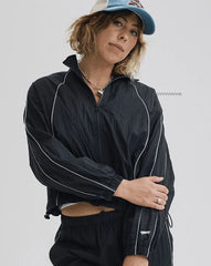 Nyla Track Jacket - Black