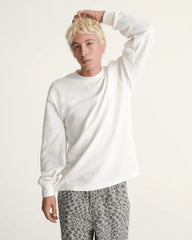 Navigate Long Sleeve Thermal Shirt - Egret White