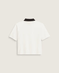 Swing Knit Polo Shirt - Marshmallow White