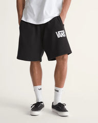 Stretch Logo Fleece Shorts - Black
