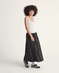 Francesca Skirt - Black / Marshmallow White