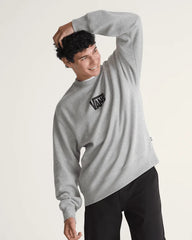 Stretch Logo Crew Sweatshirt - Cement Heather Grey