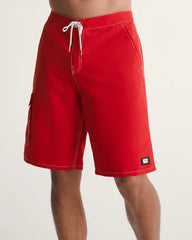 Voyage Long Cargo Boardshorts - Racing Red