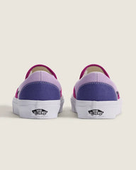 Classic Slip-On Shoe - Color Block Purple / Blues