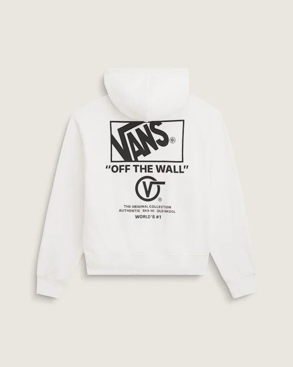 Stacked Hi Pullover Hoodie - Egret White