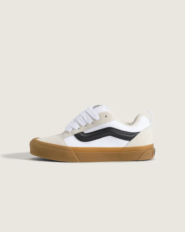 Big Kids Knu Skool Shoe - Turtledove White / True White