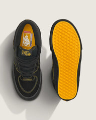 Skate Half Cab Shoe - Black / Mustard Yellow