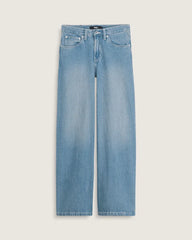 Check-5 Low Rise Baggy Pants - Stonewash Blue