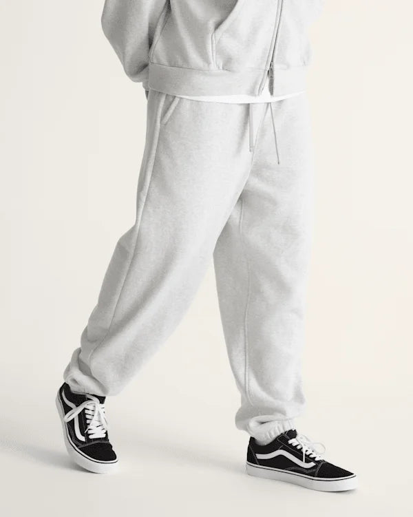 Premium Fleece Sweat Pants - Ash Heather Grey