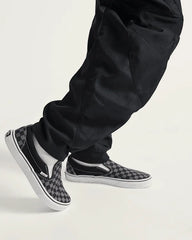 Classic Slip-On Checkerboard Shoe - Checkerboard Black / Pewter Grey