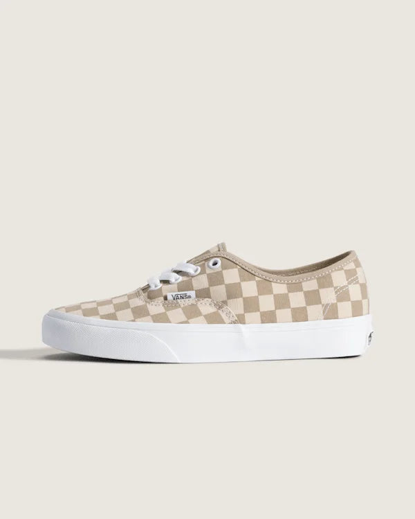 Authentic Checkerboard Shoe - Checkerboard Aluminum Grey / Oatmeal Beige