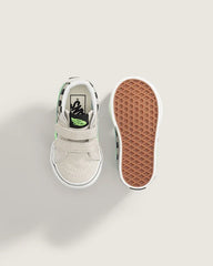 Toddler Sk8-Mid V Shoe - Glow-in-the-Dark Taupe Mist Grey