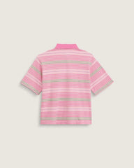 Swing Knit Polo Shirt - Fizz Pink