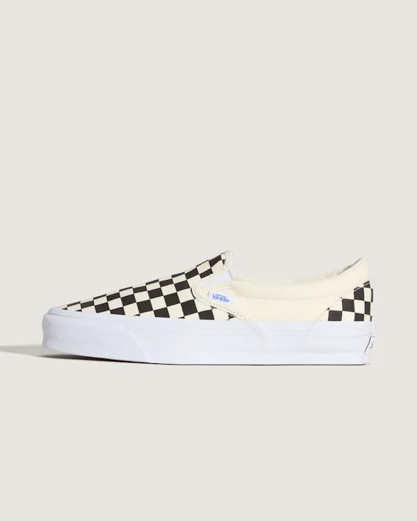 Premium Slip-On Checkerboard Shoe - Checkerboard Black / Off White