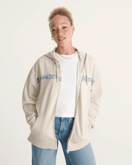 Sunny Daze 66 Zip Hoodie - Oatmeal Beige