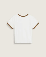Lefty Script Ringer T-Shirt - Marshmallow White
