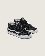 Big Kids Sk8-Mid V Shoe - Black / True White