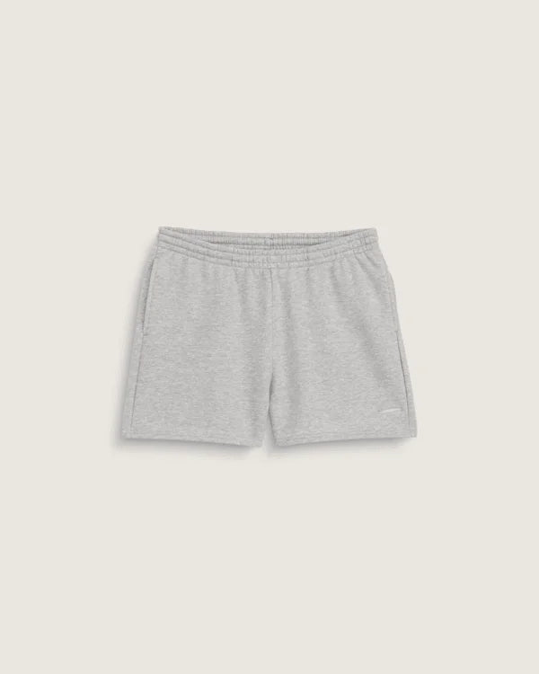 Salton Fleece Short - Cement Heather Grey