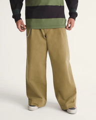 Authentic Chino Loose Pants - Olive Brown