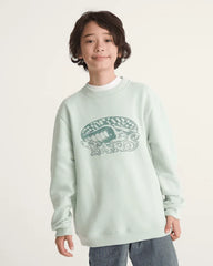 Kids Overhead Crew Sweatshirt - Dusty Mint Green
