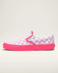Customs Classic Slip-On Checkerboard Wide Shoe - Customs