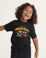 Little Kids Rolled Fresh T-Shirt - Black