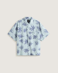 Van Doren Printed Camp T-Shirt - Dawn Mist Blue