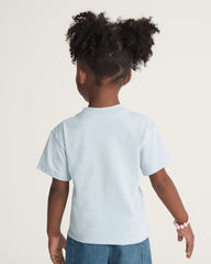 Little Kids Bubble Vans T-Shirt - Dawn Mist Blue