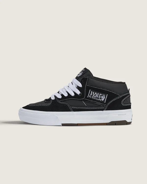 Skate Half Cab Wafflecup Shoe - Black / White