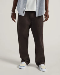 Skate Check-5 Loose Denim Pants - After Dark Brown