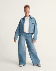 Check-5 Low Rise Baggy Pants - Stonewash Blue