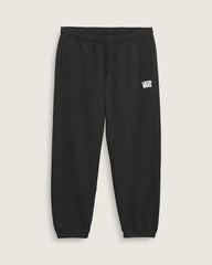 Stretch Logo Fleece Pants - Black / White
