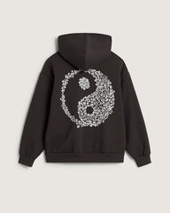 Yin and Yang Pullover Hoodie - Faded Black