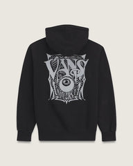 Waffle Shop Optic Eye Pullover Hoodie - Black