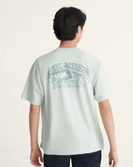 Check Overhead T-Shirt - Dusty Mint Green