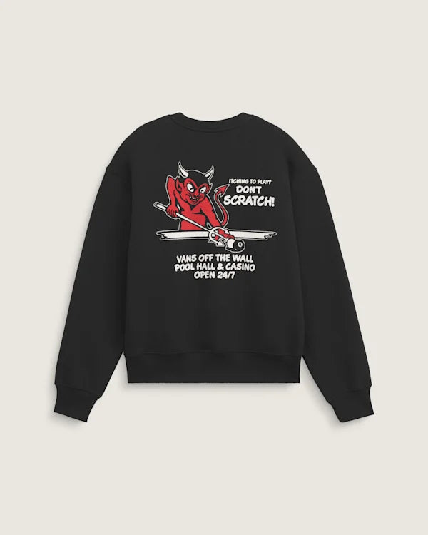 Old Scratch Crew Sweatshirt - Black