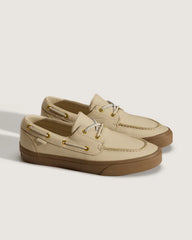 2-Eyelet Boat Shoe - Tan Brown