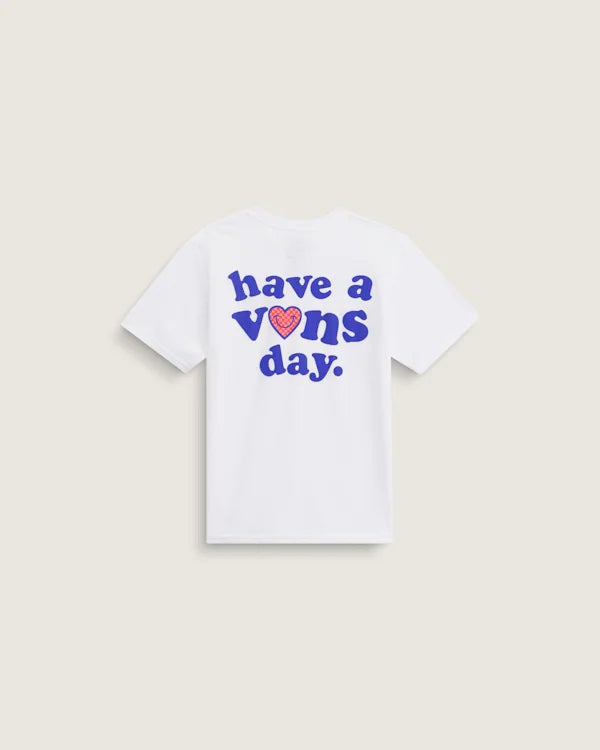 Kids Have a Vans Day T-Shirt - White