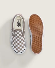 Little Kids Classic Slip-On Checkerboard Shoe - Checkerboard Walnut Brown
