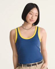 Lilly Tank - True Navy Blue