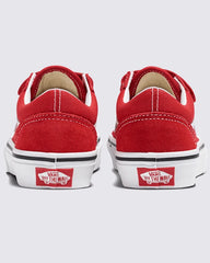 Little Kids Old Skool V Shoe - Racing Red / True White