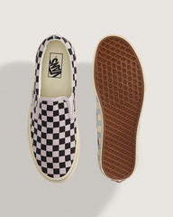 Classic Slip-On Checkerboard Shoe - Checkerboard Pale Petal Pink / Black