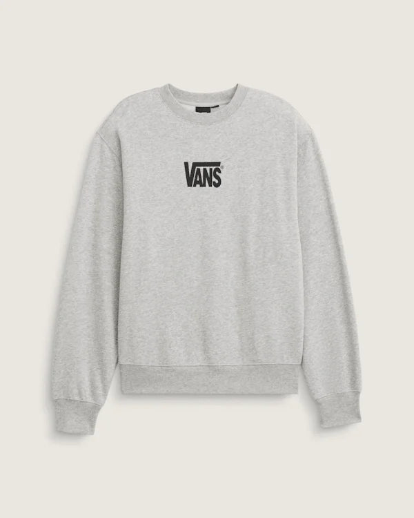 Stretch Logo Crew Sweatshirt - Cement Heather Grey